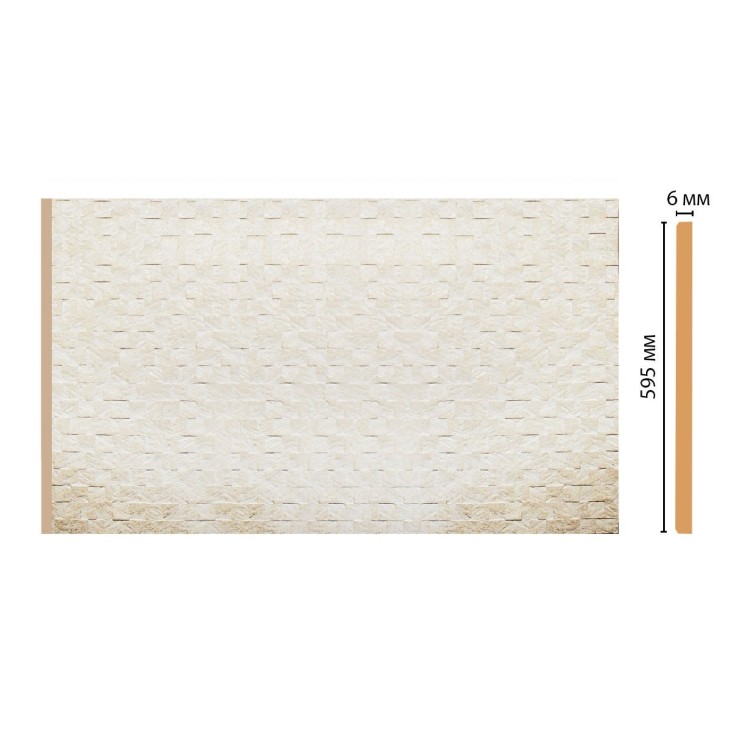 Декоративная панель R60-22 Decomaster (595*4*2400мм)