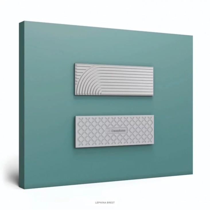 Декоративная панель SLIM Wave 2 (297*99*5мм) Decoplume