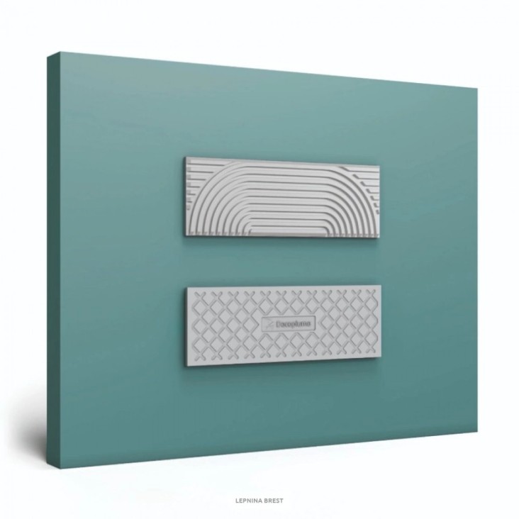 Декоративная панель SLIM Wave 5 (297*99*5мм) Decoplume