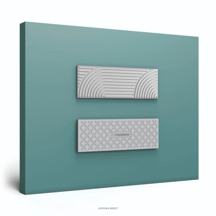 Декоративная панель SLIM Wave 7 (297*99*5мм) Decoplume