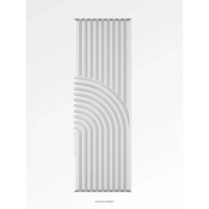 Декоративная панель SLIM Wave 8(297*99*5мм) Decoplume