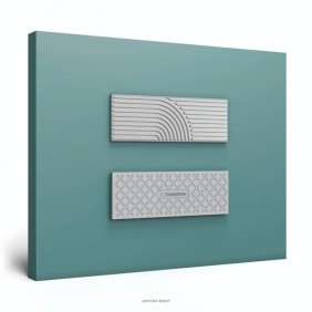 Декоративная панель SLIM Wave 9 (297*99*5мм) Decoplume - 2