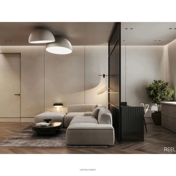 Теневая рейка LACONISTIQ Light Св. золото анодированное (45,7*15,45*3000мм.) под подсветку, вставка FLEX в комплекте