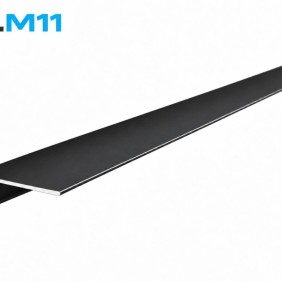 Мини-плинтус OXIFORM Minimal OX.M11, черный анод, 7 зажимов в комплекте - 1