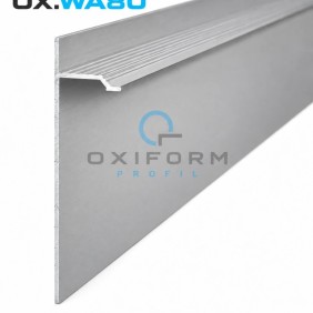 Плинтус скрытого монтажа OXIFORM Wall OX.WA80, без покрытия - 1