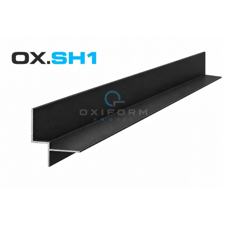 Карниз потолочный с теневым зазором OXIFORM Shadow OX.SH1, черный