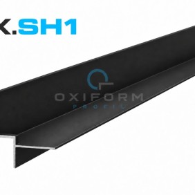 Карниз потолочный с теневым зазором OXIFORM Shadow OX.SH1, черный - 1