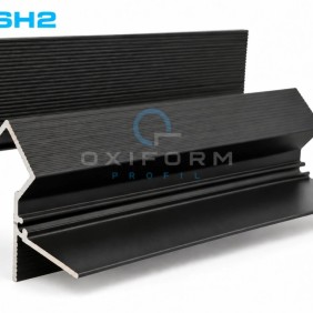 Карниз потолочный с теневым зазором OXIFORM Shadow OX.SH2, черный - 1