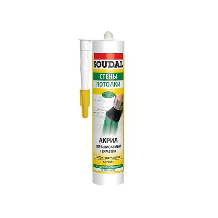 Герметик SOUDAL ACRYL (310 мл)