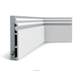 Плинтус из дюрополимера SX193 High Line Orac Axxent