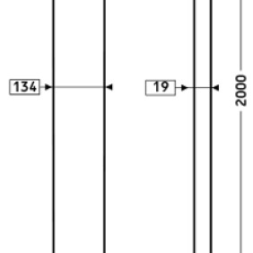 Пилястра 1.20.301 - 132 мм - 7