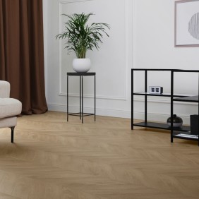 Кварцвиниловый паркет AquaFloor Chevron Premium AF7014CVR - 1