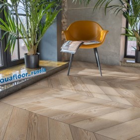 Кварцвиниловый паркет AquaFloor Chevron Glue AF2555PGCh - 1