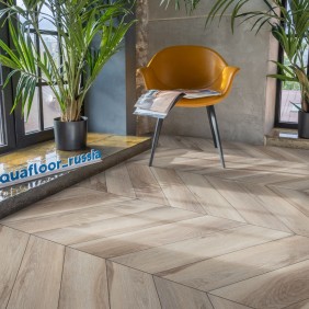 Кварцвиниловый паркет AquaFloor Chevron Glue AF2551PGCh - 1