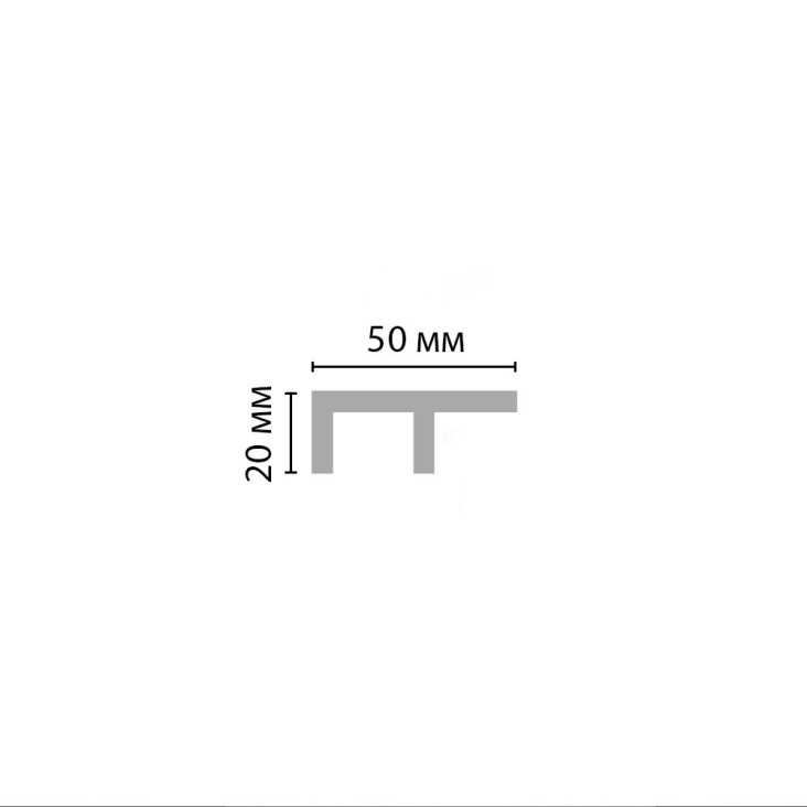 Молдинг под подсветку D508 LED