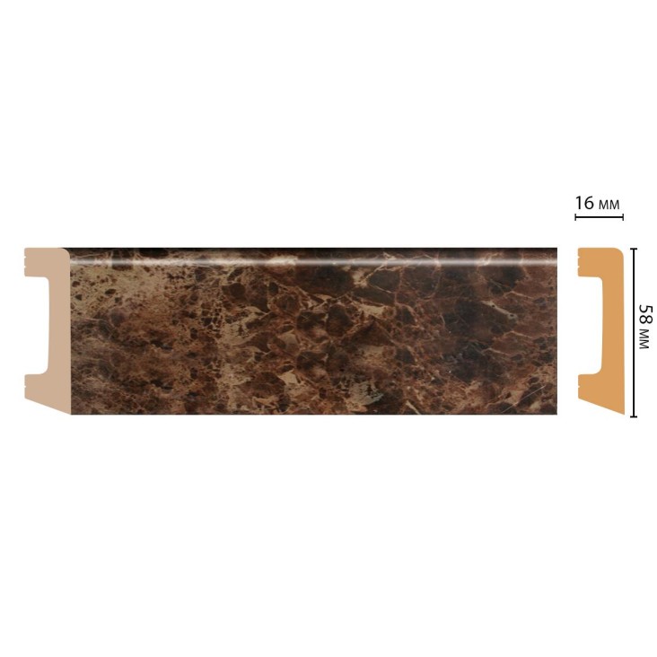 Плинтус цветной D234-713 Decomaster