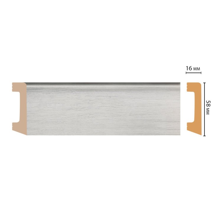 Плинтус цветной D234-84 Decomaster