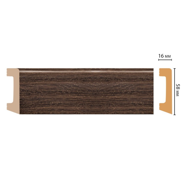 Плинтус цветной D234-81 Decomaster