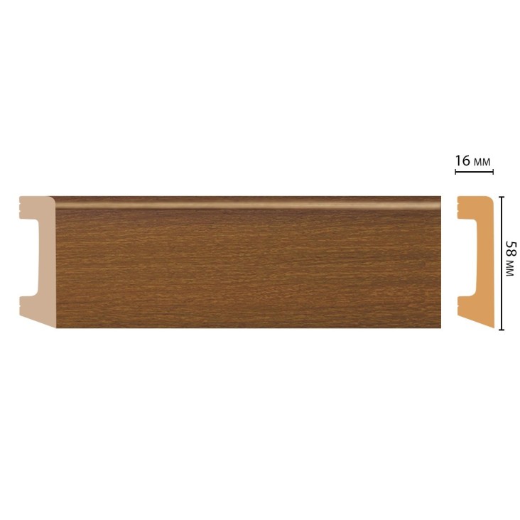 Плинтус цветной D234-85 Decomaster