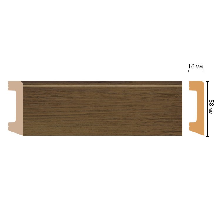 Плинтус цветной D234-88 Decomaster