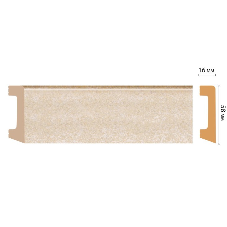 Плинтус цветной D234-18D Decomaster