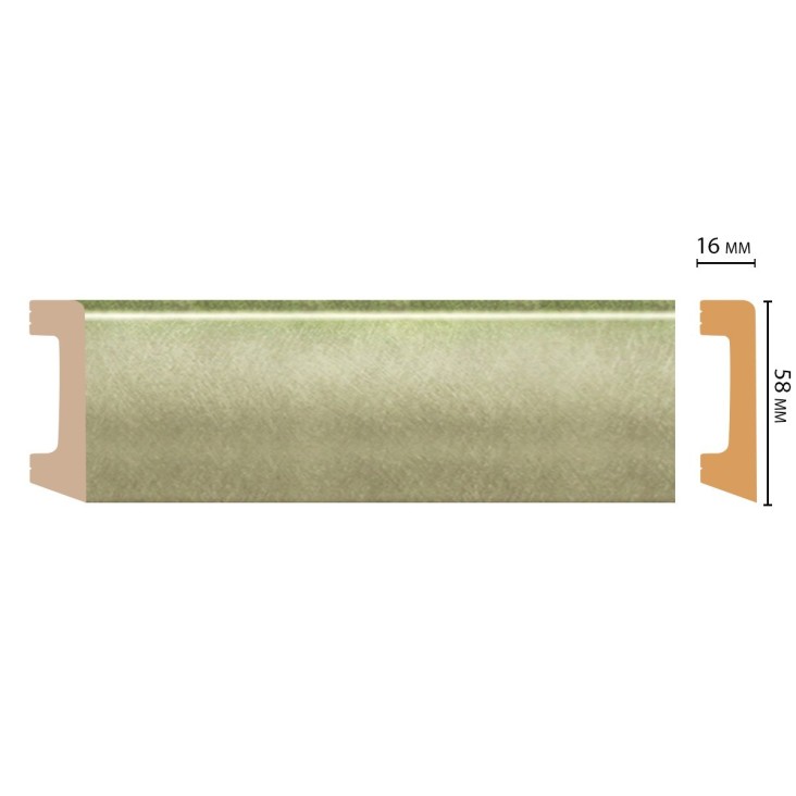 Плинтус цветной D234-373 Decomaster