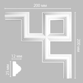 Молдинг гладкий 97012 Decomaster - 6