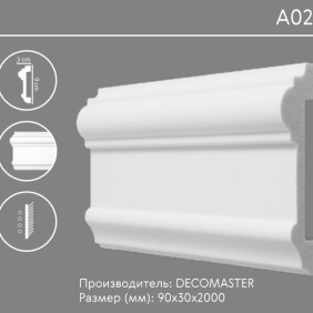 Молдинг гладкий A028 Decomaster