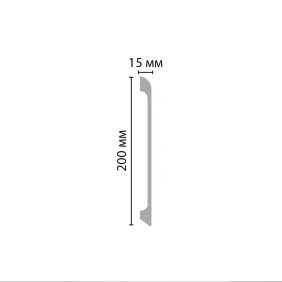 Плинтус напольный D247 Decomaster (200*15*2000 мм) - 1