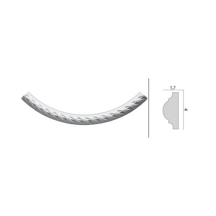 Часть круга 1/4 DT8050-60R