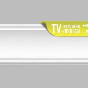 Карниз гладкий 96616 (плинтус потолочный)