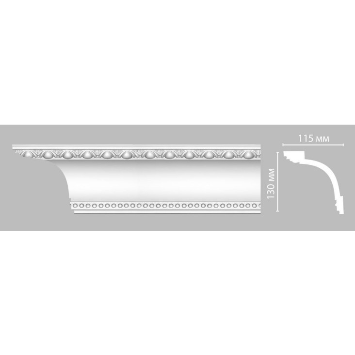 Карниз с орнаментом DT88107 (плинтус потолочный)