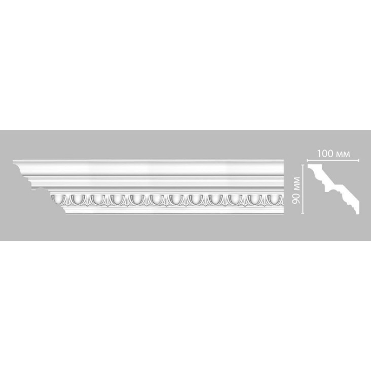 Карниз с орнаментом DT9808 (плинтус потолочный)
