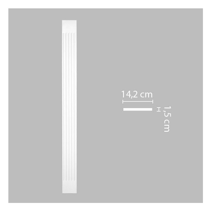 DK-82210 SET 1 Комплект: пилястра DK-82210, капитель DK-82211, основание DK-82212
