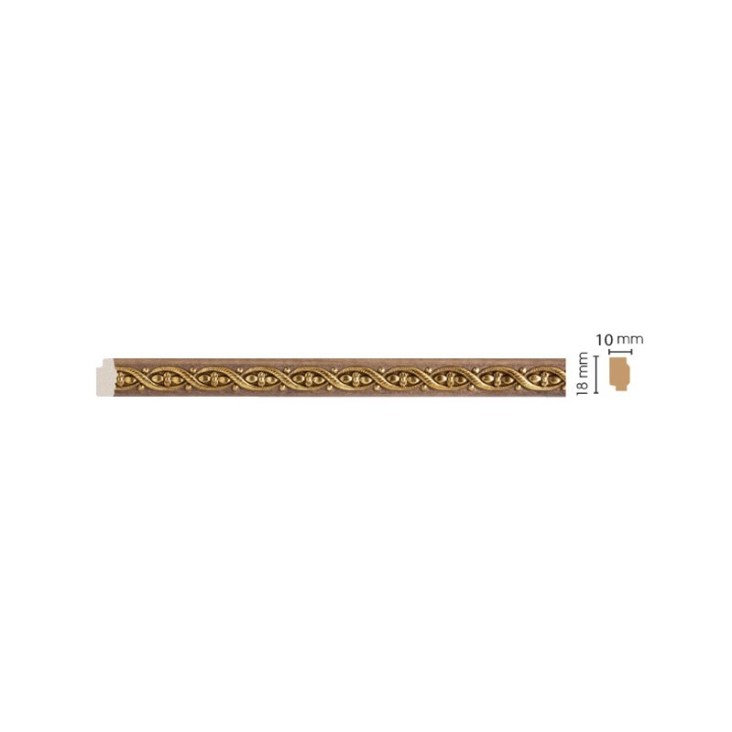 Интерьерный багет 158-4 DECOMASTER