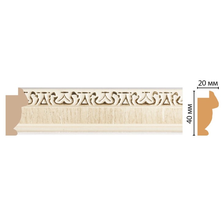 Интерьерный багет 807-6 DECOMASTER