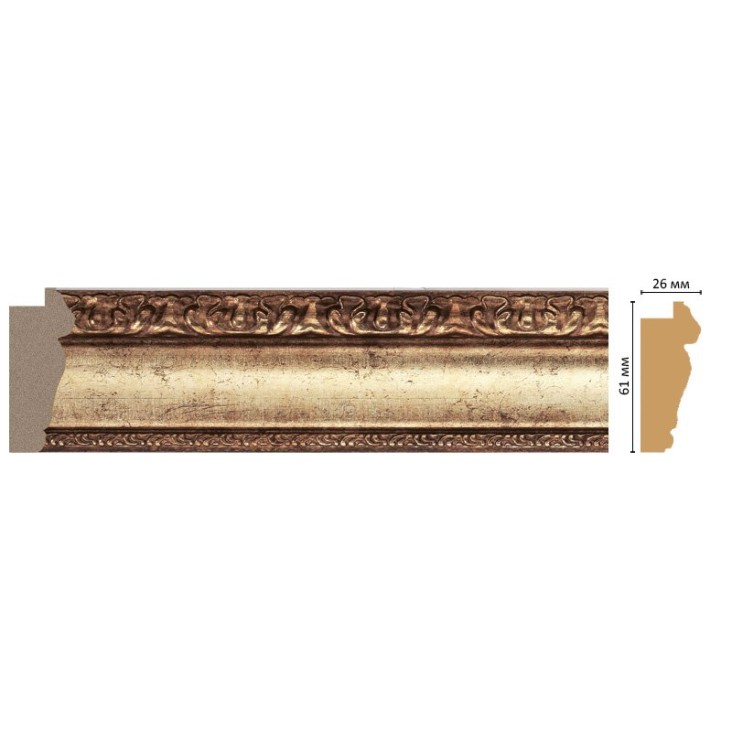 Интерьерный багет 304-126 DECOMASTER