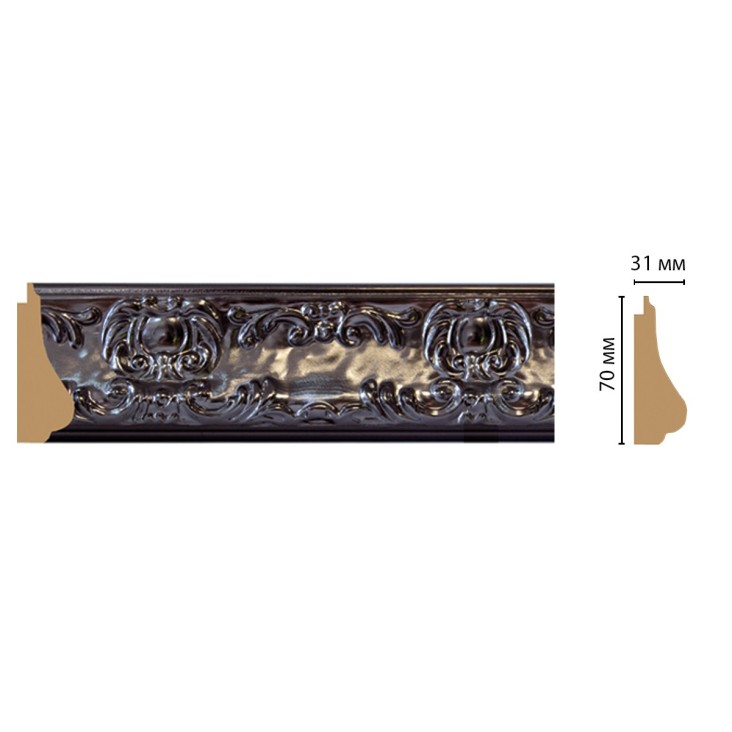 Интерьерный багет 566-1607 DECOMASTER