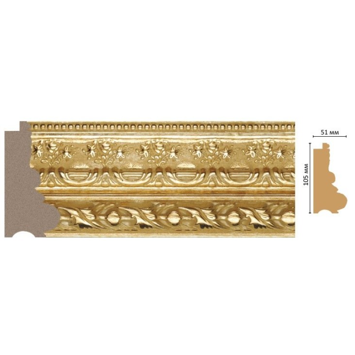 Интерьерный багет 229-1068 DECOMASTER