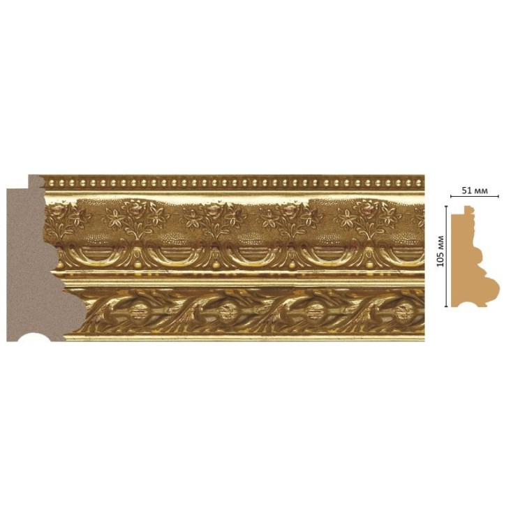 Интерьерный багет 229-645 DECOMASTER