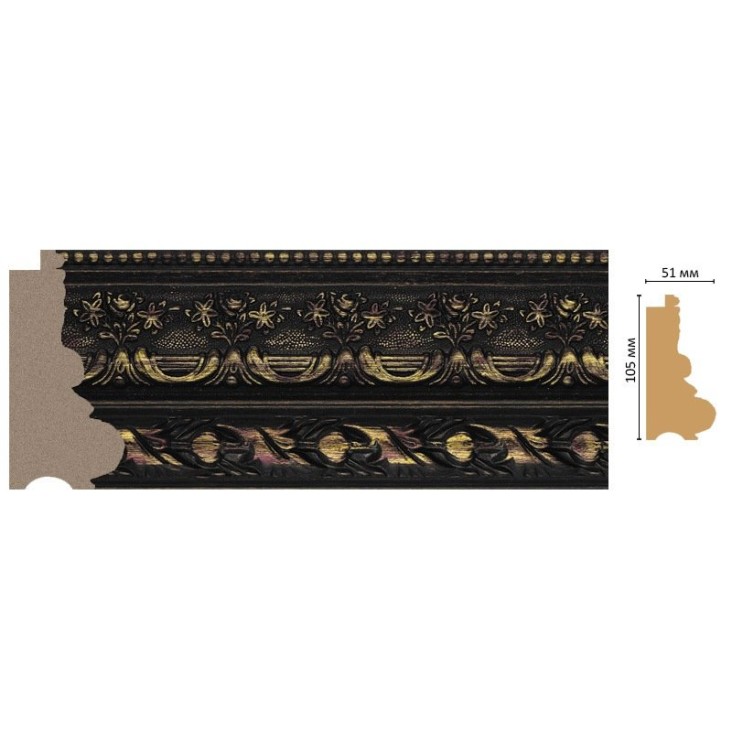 Интерьерный багет 229-966 DECOMASTER