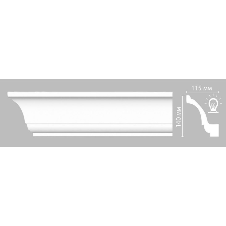 Карниз под подсветку DT85606 Decomaster