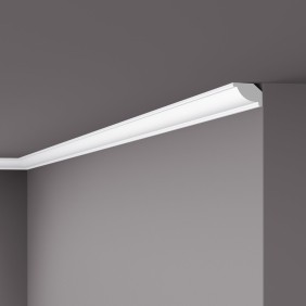 Карниз гладкий WT7 (плинтус потолочный) Wallstyl