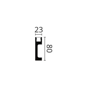 Плинтус напольный IL10 Black - 1