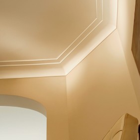 Карниз гладкий WT22 (плинтус потолочный) Wallstyl - 3