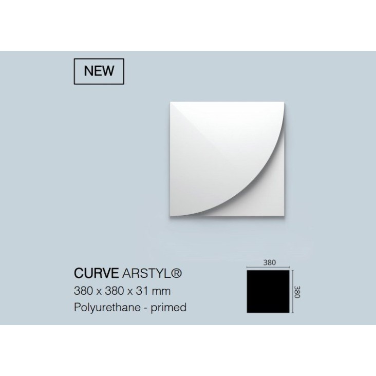 Декоративная 3D панель CURVE ARSTYL