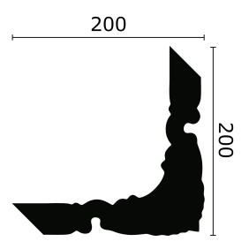Угол к молдингу Z101 (4 шт) Arstyl - 1