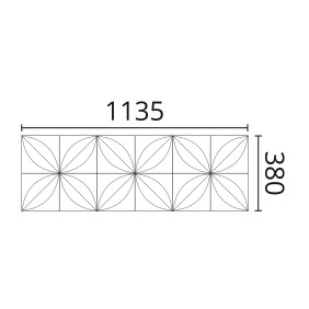 Декоративная 3D панель FLOWER (Цветы) Arstyl - 1