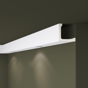 Карниз под подсветку L4 (плинтус потолочный) Arstyl Lighting Noel&Marquet