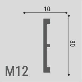 Молдинг XPS POLYMER М12 80/10 - 1